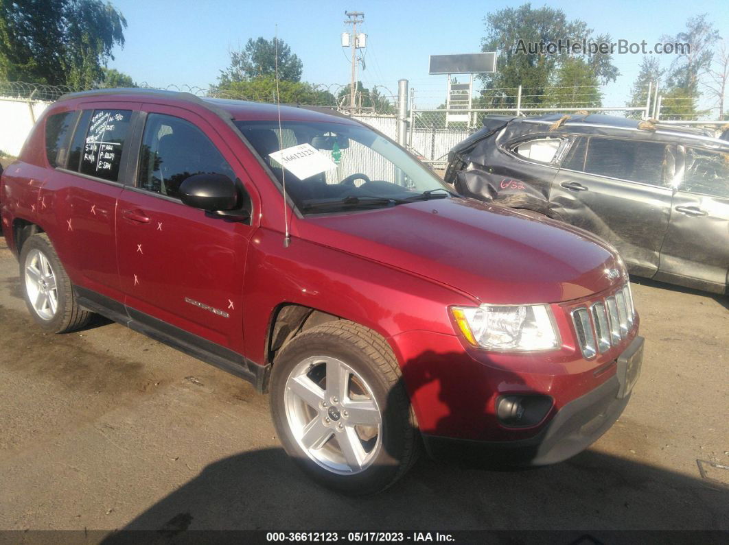 2013 Jeep Compass Limited Red vin: 1C4NJDCB6DD246072