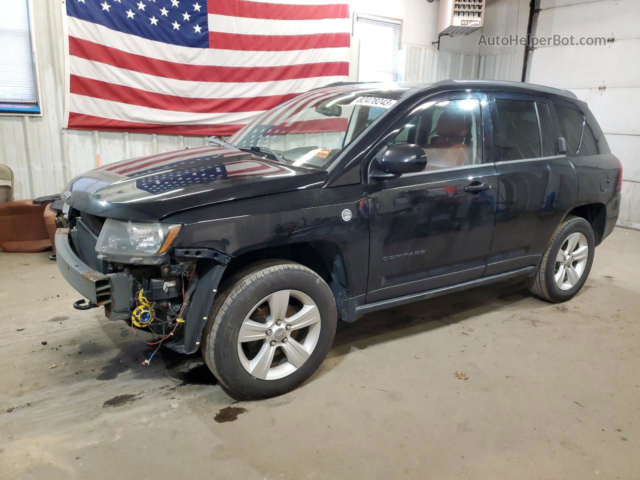 2014 Jeep Compass Limited Black vin: 1C4NJDCB7ED546348