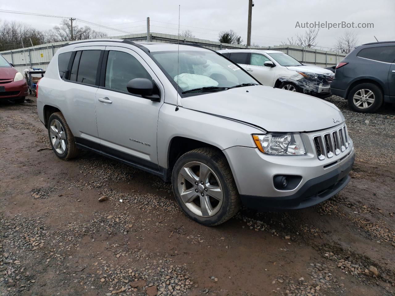 2013 Jeep Compass Limited Серебряный vin: 1C4NJDCB9DD221974