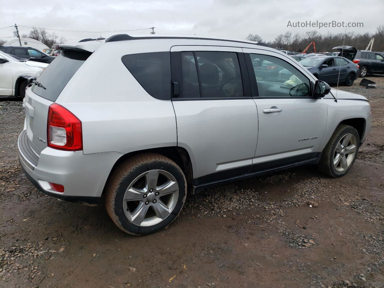 2013 Jeep Compass Limited Серебряный vin: 1C4NJDCB9DD221974