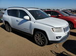 2014 Jeep Compass Limited White vin: 1C4NJDCBXED722499