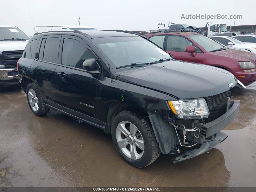 2013 Jeep Compass Latitude Black vin: 1C4NJDEB0DD263771