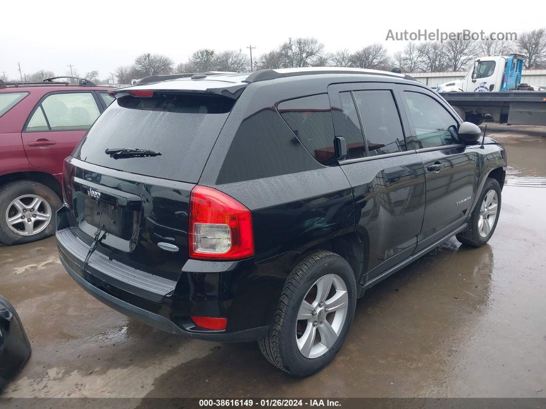 2013 Jeep Compass Latitude Black vin: 1C4NJDEB0DD263771