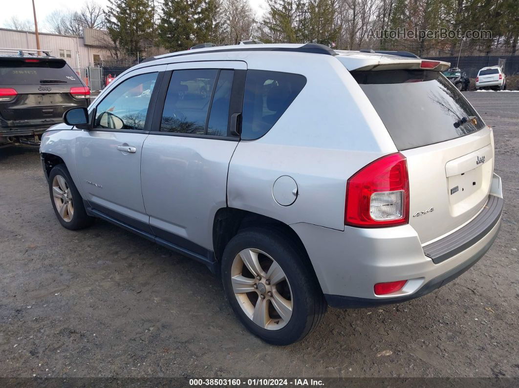 2013 Jeep Compass Latitude Silver vin: 1C4NJDEB0DD280473