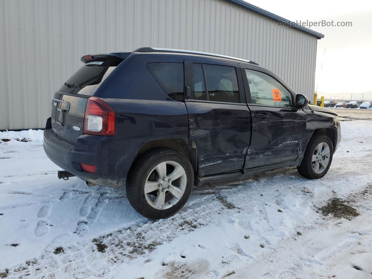 2014 Jeep Compass Latitude Синий vin: 1C4NJDEB0ED535897