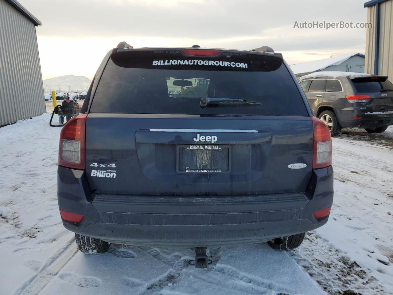 2014 Jeep Compass Latitude Синий vin: 1C4NJDEB0ED535897