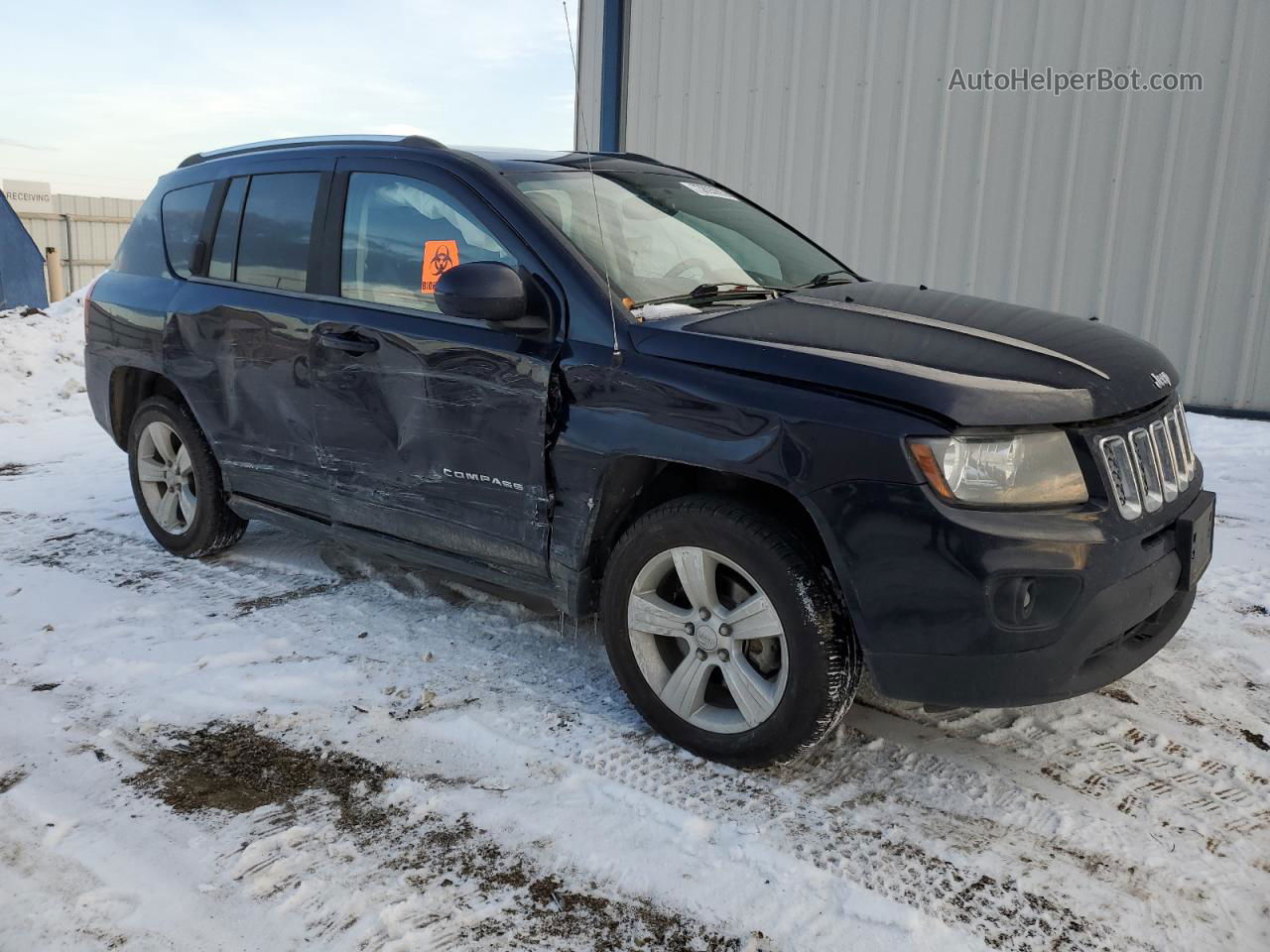 2014 Jeep Compass Latitude Синий vin: 1C4NJDEB0ED535897