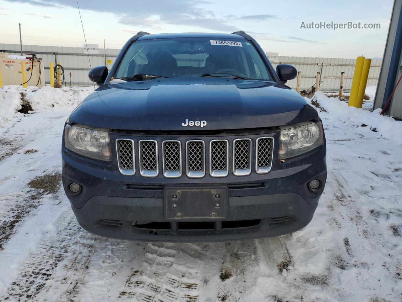 2014 Jeep Compass Latitude Синий vin: 1C4NJDEB0ED535897