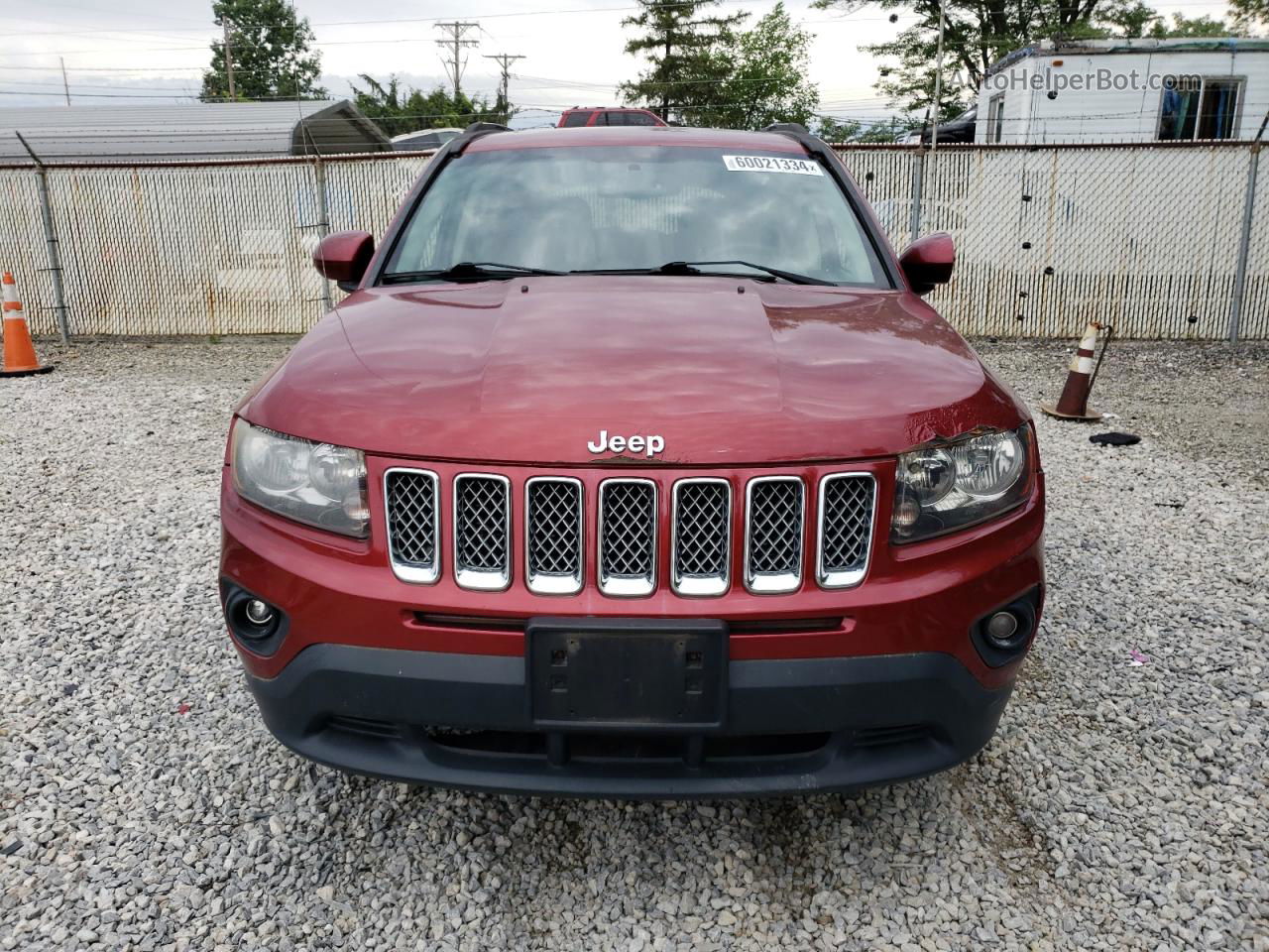 2014 Jeep Compass Latitude Burgundy vin: 1C4NJDEB0ED673780