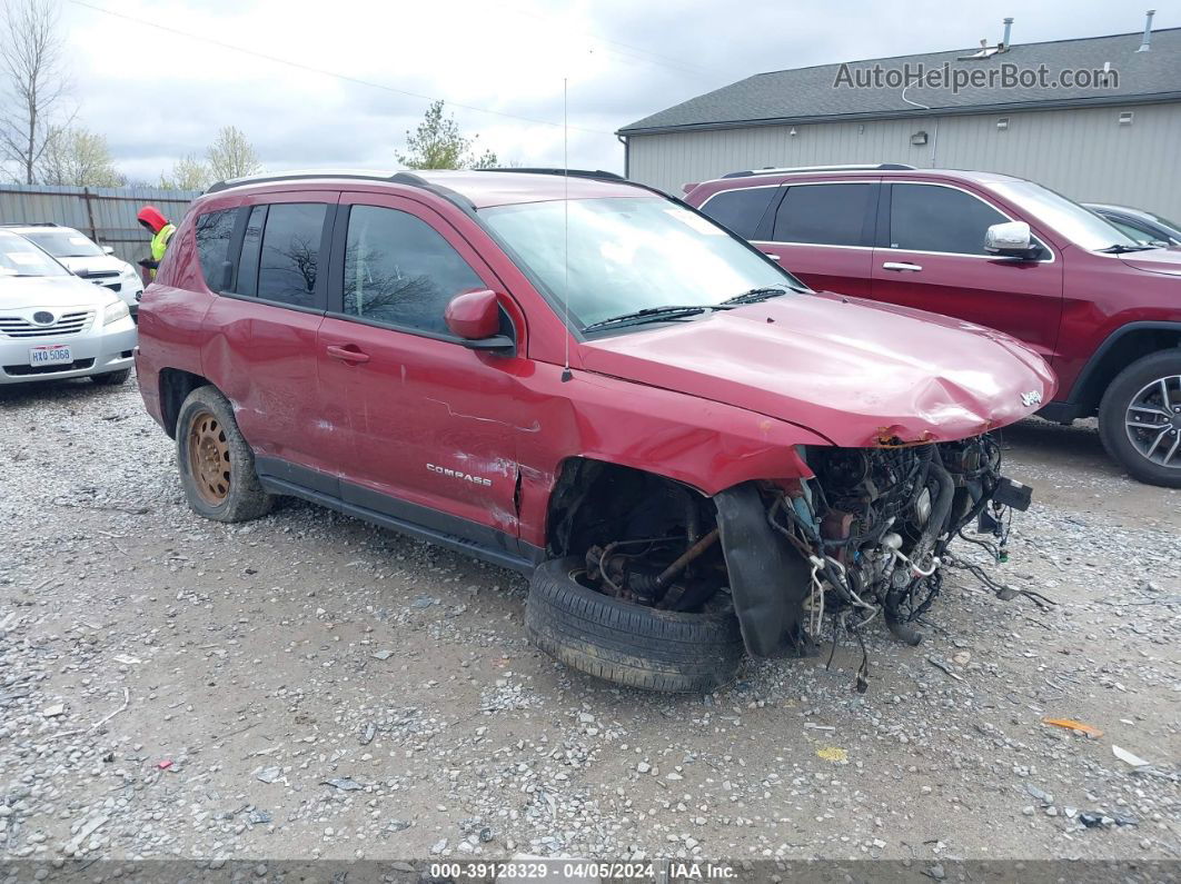 2014 Jeep Compass Latitude Красный vin: 1C4NJDEB0ED820681