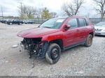 2014 Jeep Compass Latitude Красный vin: 1C4NJDEB0ED820681