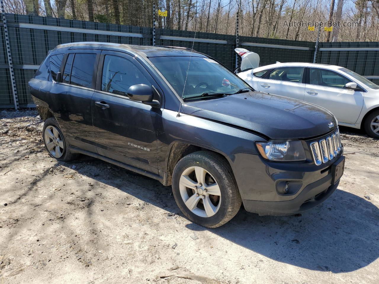 2014 Jeep Compass Latitude Black vin: 1C4NJDEB0ED822737