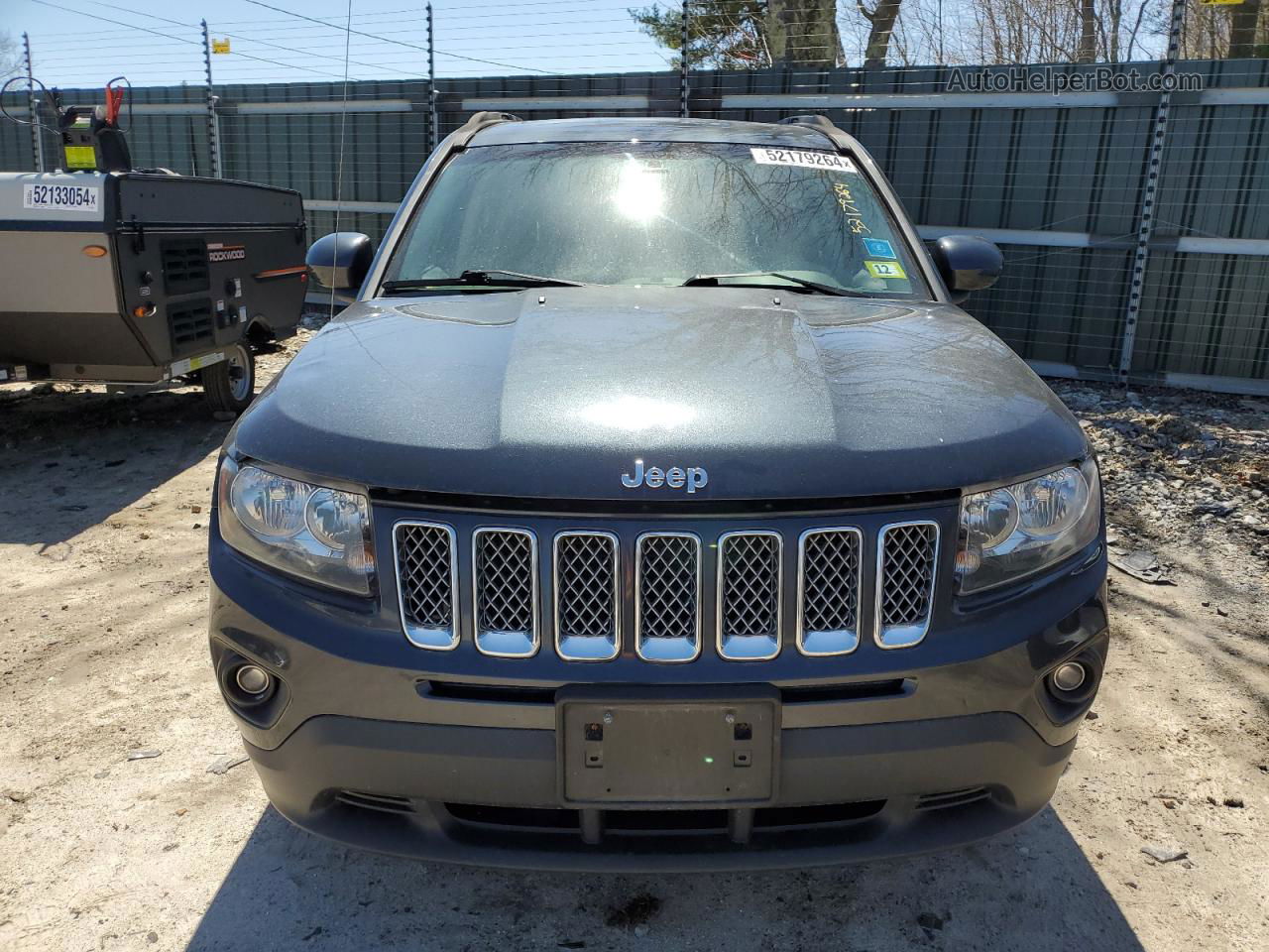 2014 Jeep Compass Latitude Black vin: 1C4NJDEB0ED822737