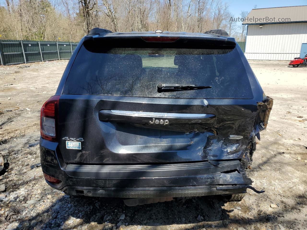 2014 Jeep Compass Latitude Black vin: 1C4NJDEB0ED822737