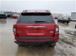 2014 Jeep Compass Latitude Maroon vin: 1C4NJDEB0ED846083