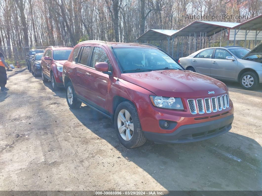 2016 Jeep Compass Latitude Бордовый vin: 1C4NJDEB0GD687102