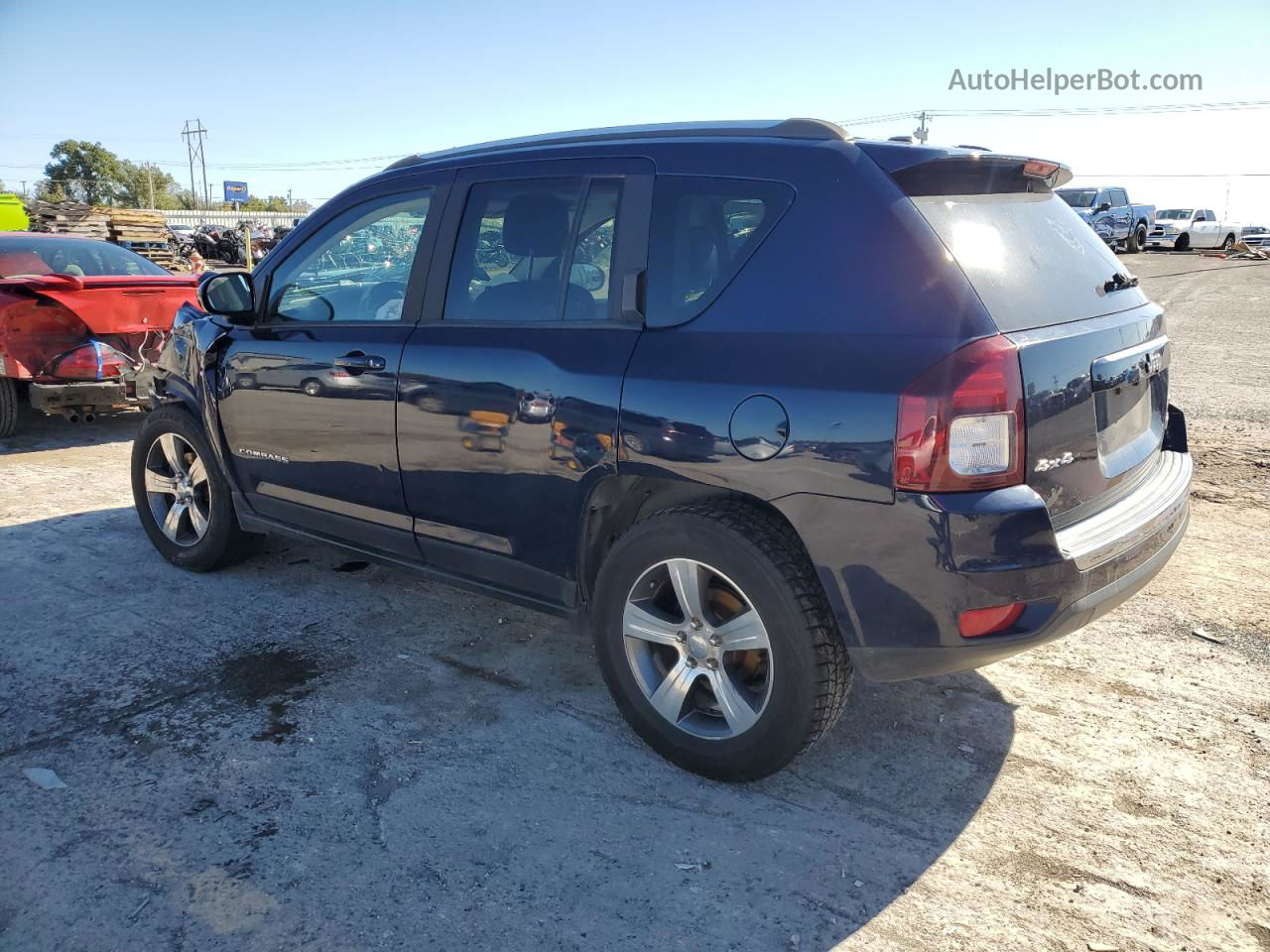 2016 Jeep Compass Latitude Blue vin: 1C4NJDEB0GD707347