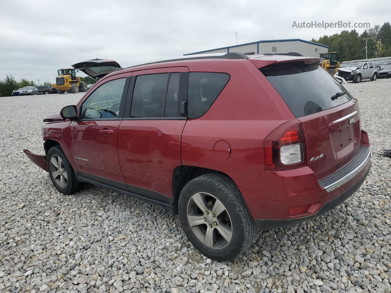 2016 Jeep Compass Latitude Red vin: 1C4NJDEB0GD768925