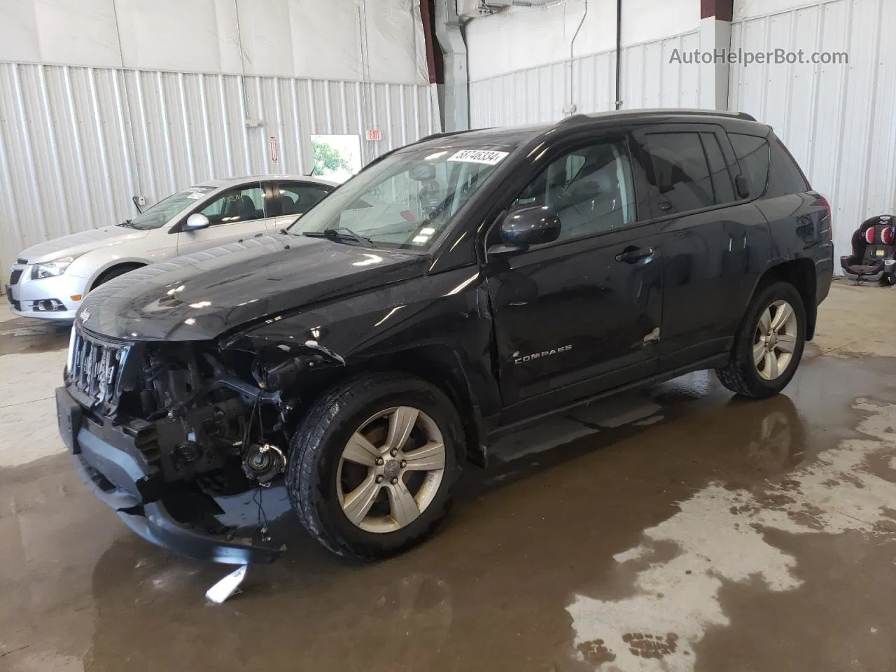 2016 Jeep Compass Latitude Black vin: 1C4NJDEB0GD778841