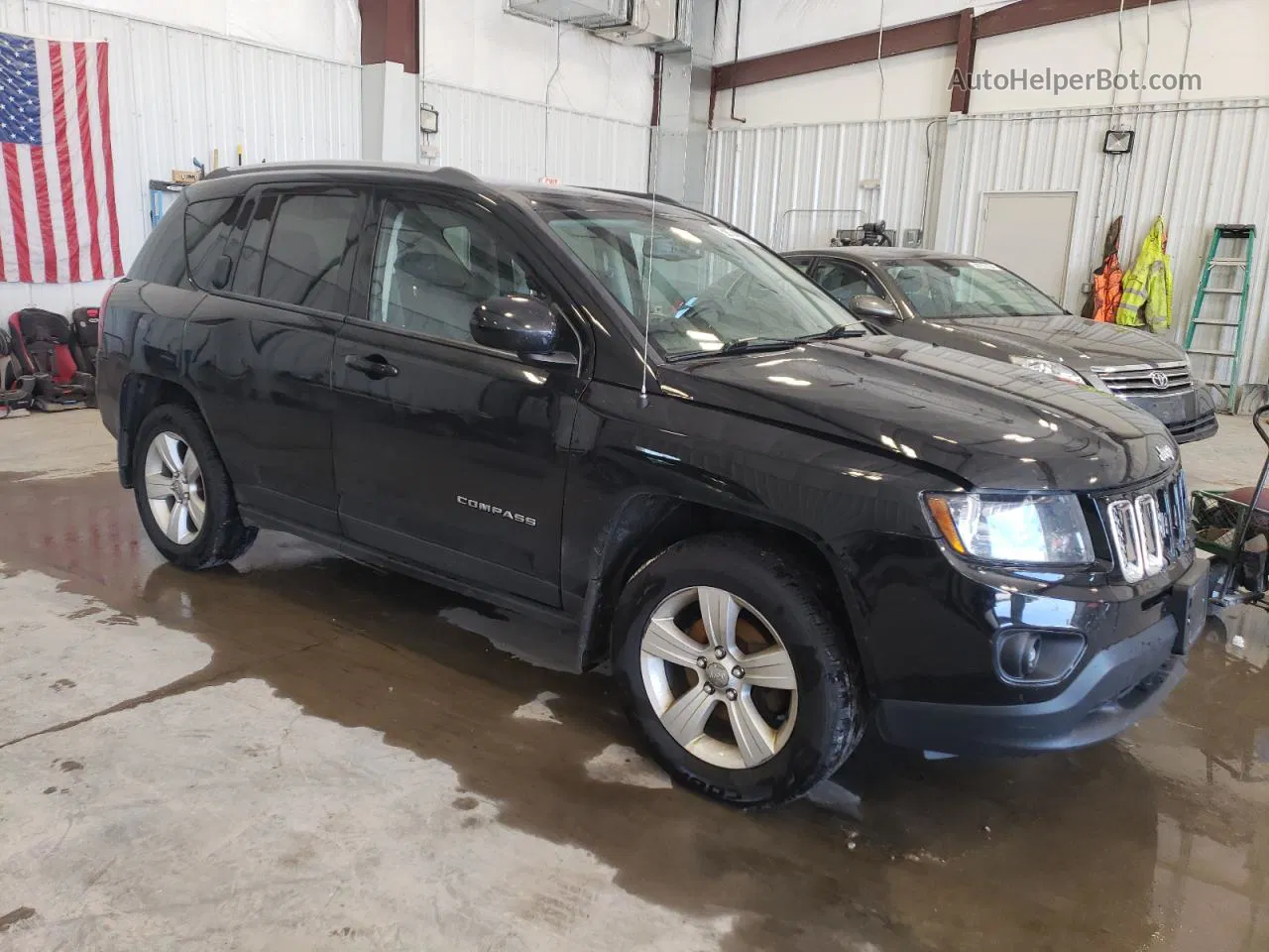 2016 Jeep Compass Latitude Black vin: 1C4NJDEB0GD778841