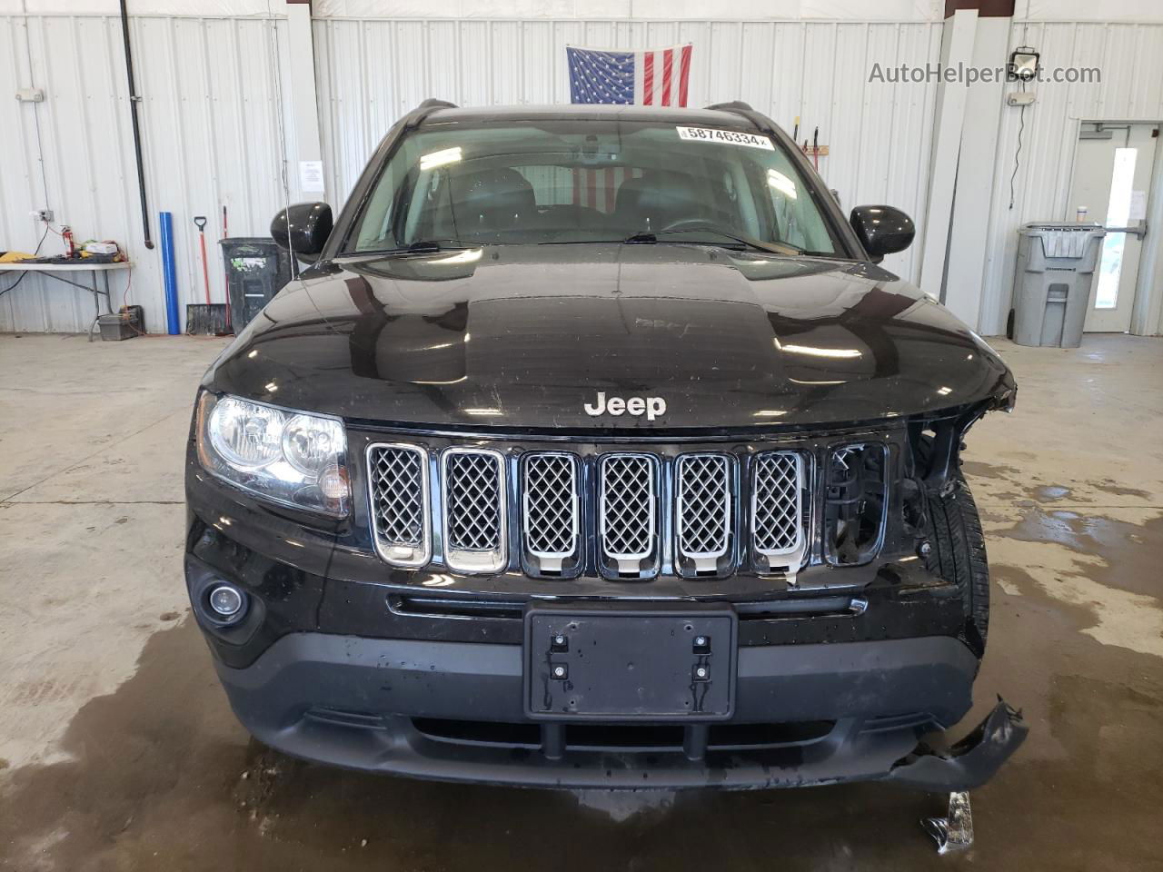 2016 Jeep Compass Latitude Black vin: 1C4NJDEB0GD778841