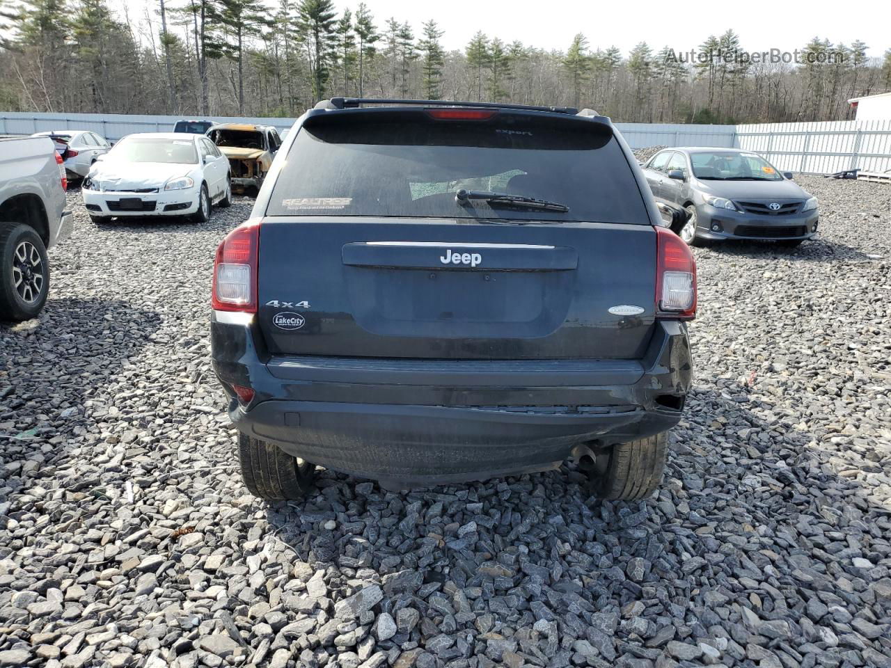 2016 Jeep Compass Latitude Black vin: 1C4NJDEB0GD780766