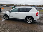 2013 Jeep Compass Latitude White vin: 1C4NJDEB1DD140285