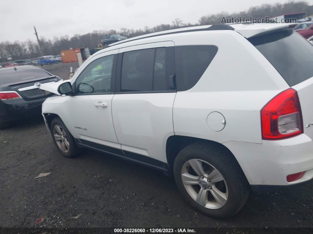 2013 Jeep Compass Latitude Белый vin: 1C4NJDEB1DD189695