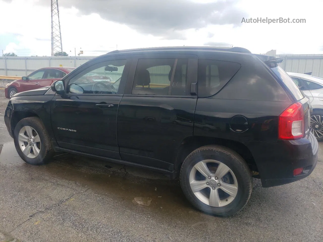 2013 Jeep Compass Latitude Green vin: 1C4NJDEB1DD190264