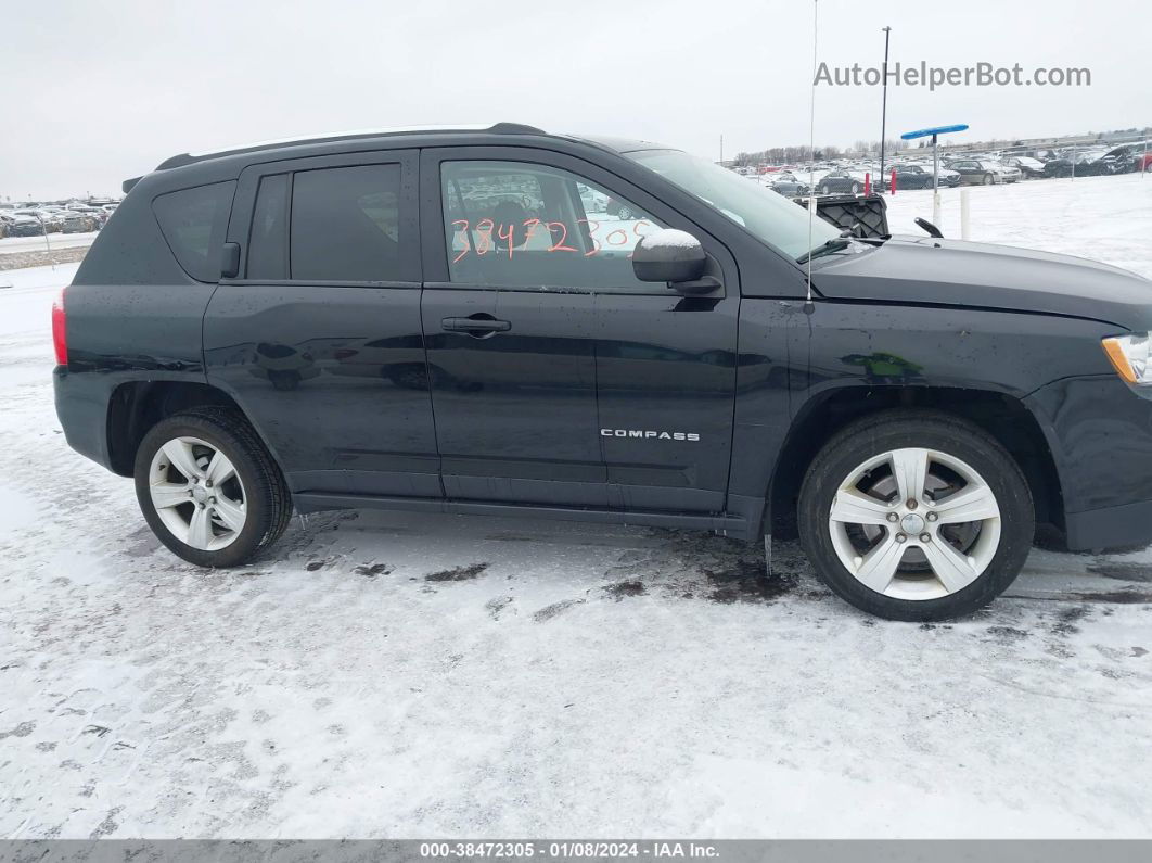 2013 Jeep Compass Latitude Black vin: 1C4NJDEB1DD222680