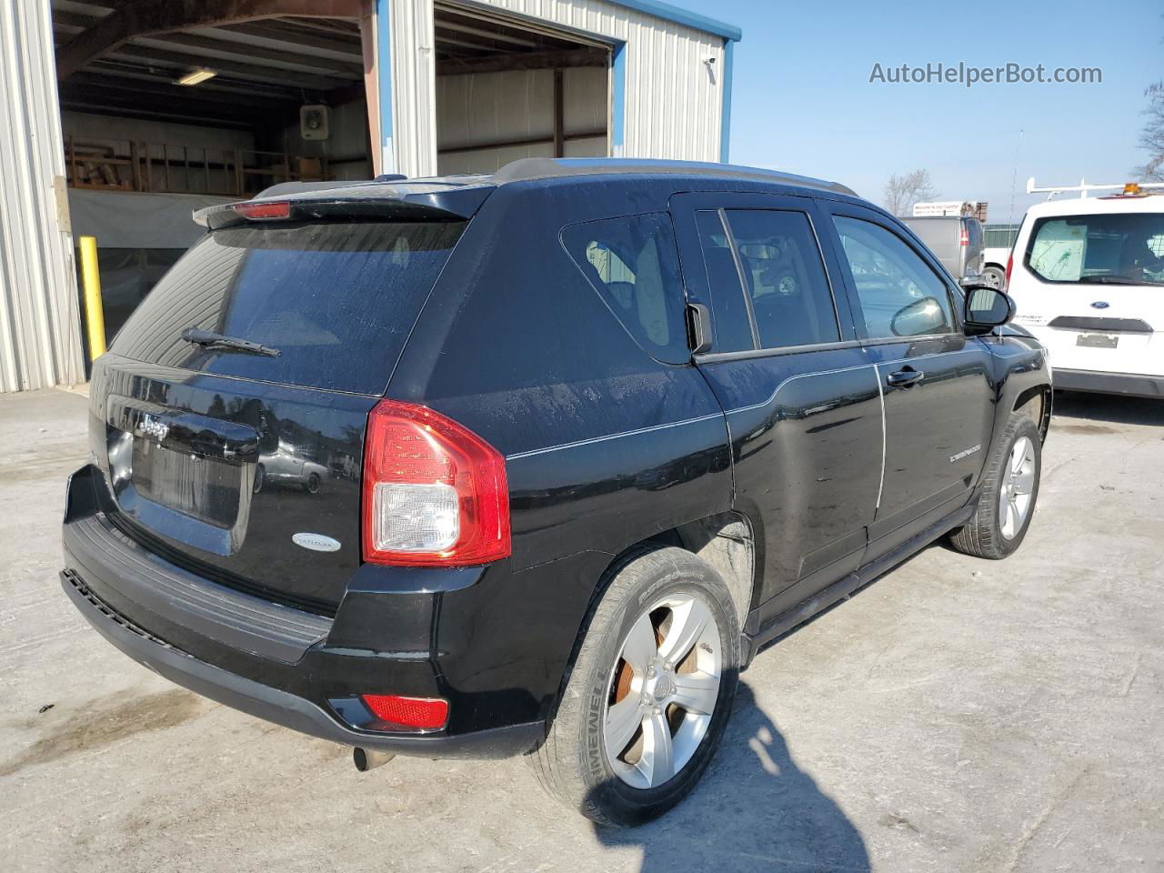 2013 Jeep Compass Latitude Black vin: 1C4NJDEB1DD246087