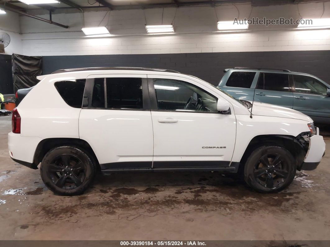 2014 Jeep Compass Latitude White vin: 1C4NJDEB1ED585708