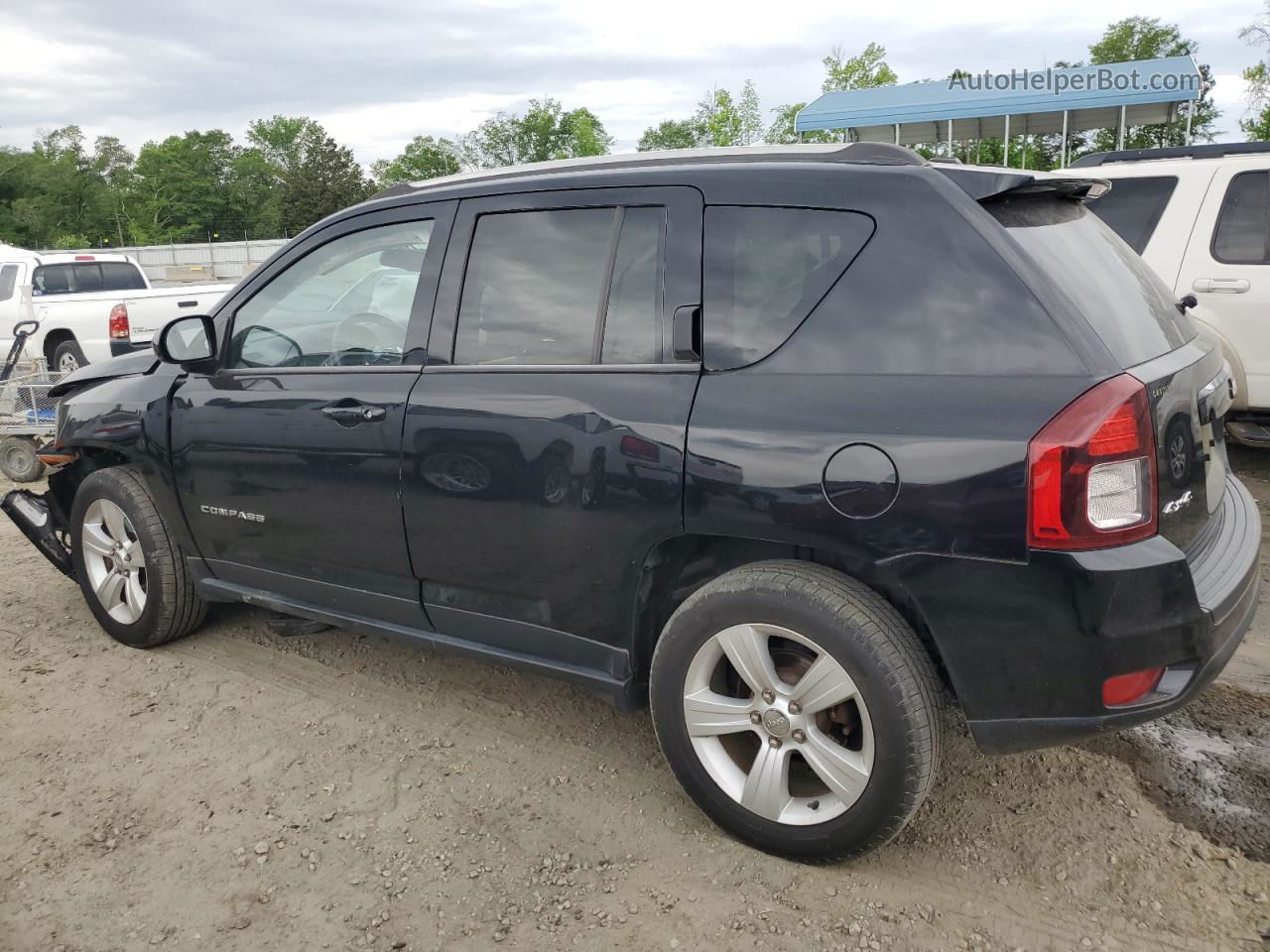 2014 Jeep Compass Latitude Black vin: 1C4NJDEB1ED632929