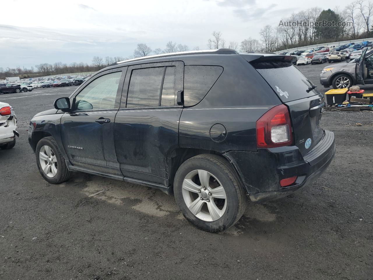 2014 Jeep Compass Latitude Black vin: 1C4NJDEB1ED693780