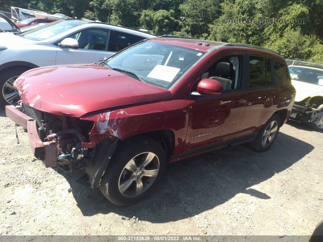 2016 Jeep Compass High Altitude Edition Red vin: 1C4NJDEB1GD597697