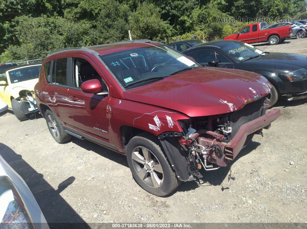 2016 Jeep Compass High Altitude Edition Red vin: 1C4NJDEB1GD597697