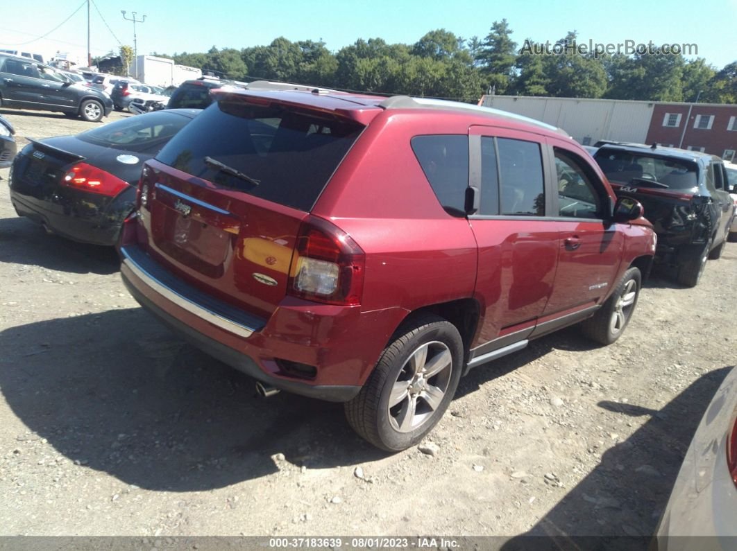 2016 Jeep Compass High Altitude Edition Red vin: 1C4NJDEB1GD597697