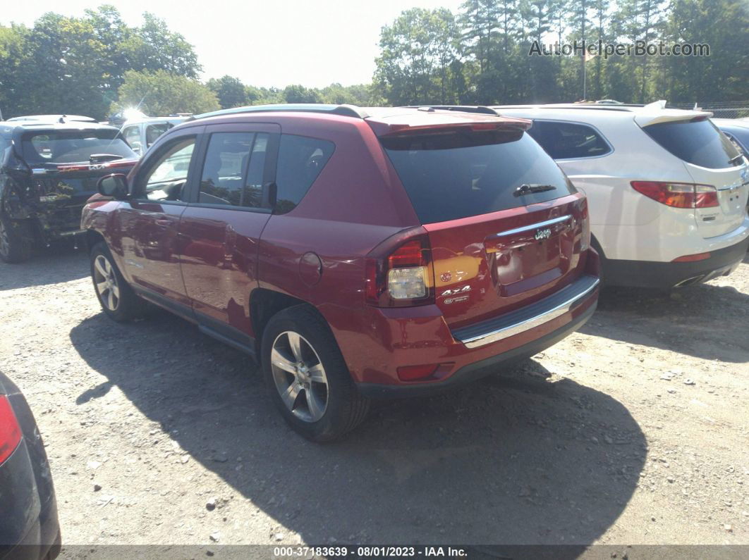 2016 Jeep Compass High Altitude Edition Red vin: 1C4NJDEB1GD597697