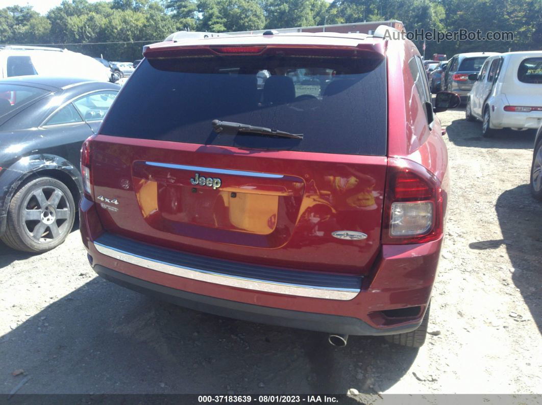 2016 Jeep Compass High Altitude Edition Red vin: 1C4NJDEB1GD597697