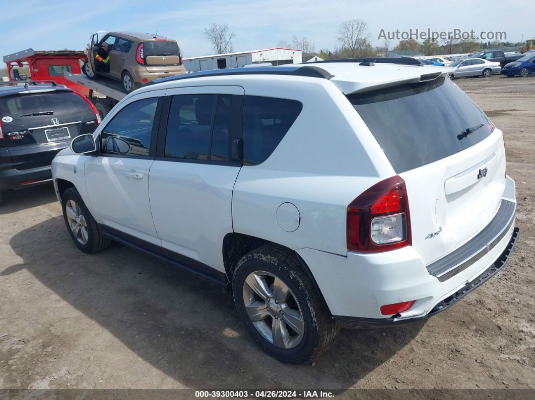 2016 Jeep Compass High Altitude Edition White vin: 1C4NJDEB1GD650995