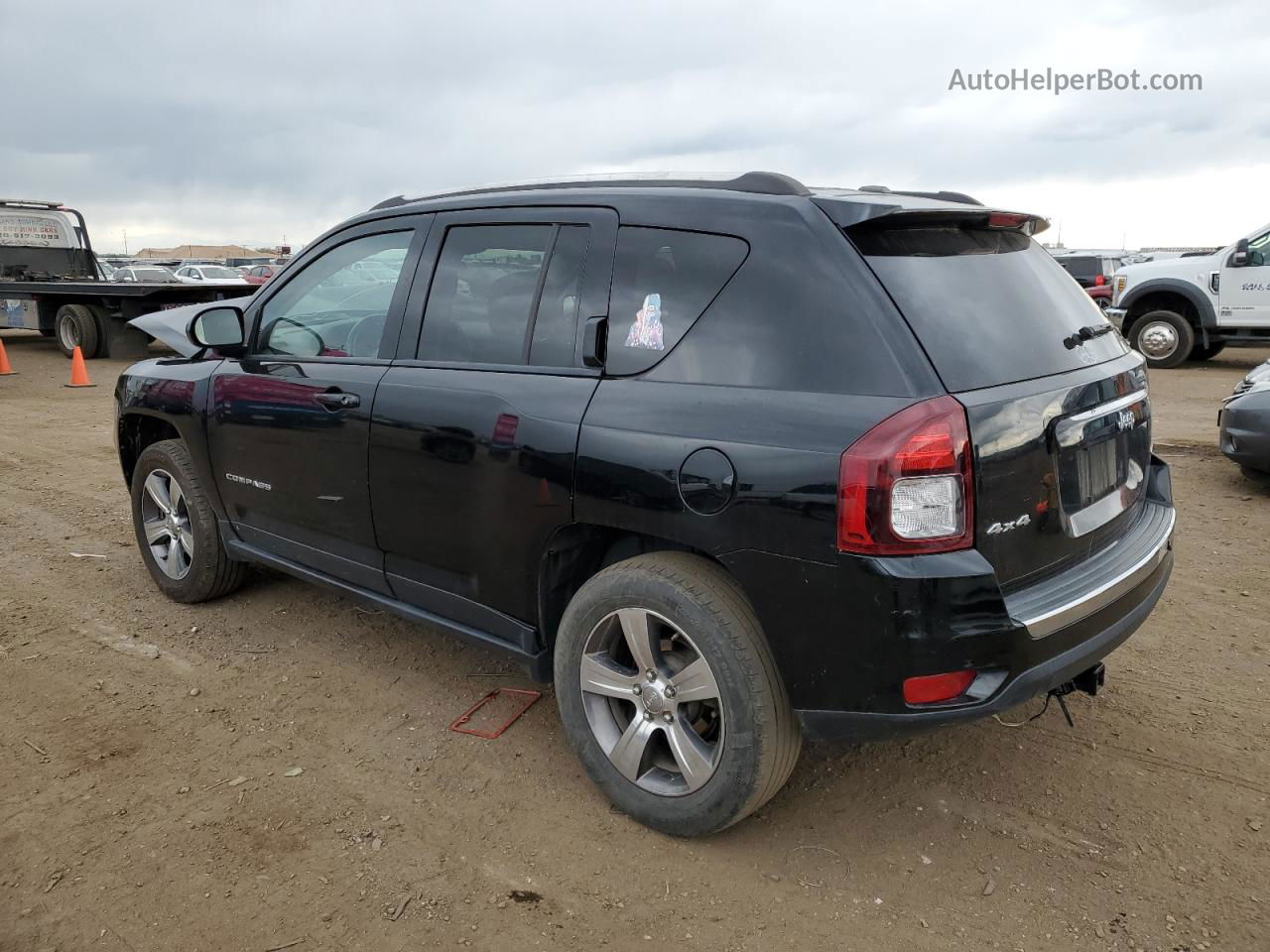 2016 Jeep Compass Latitude Black vin: 1C4NJDEB1GD698030