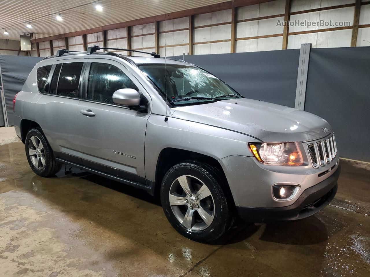 2016 Jeep Compass Latitude Silver vin: 1C4NJDEB1GD708474