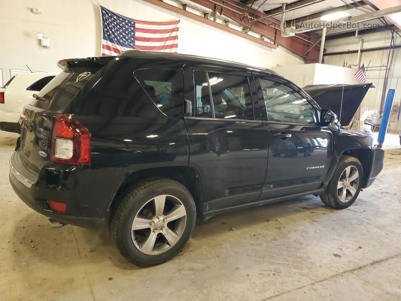 2016 Jeep Compass Latitude Black vin: 1C4NJDEB1GD730118