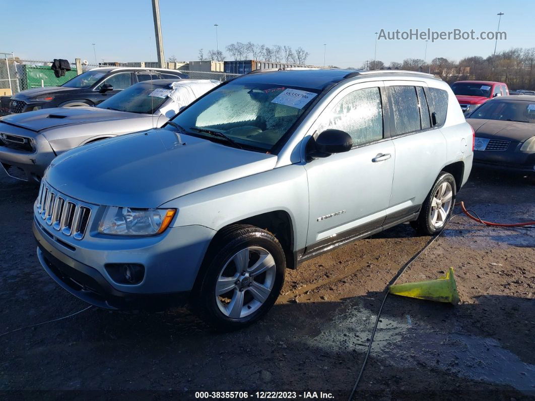 2013 Jeep Compass Latitude Light Blue vin: 1C4NJDEB2DD221957