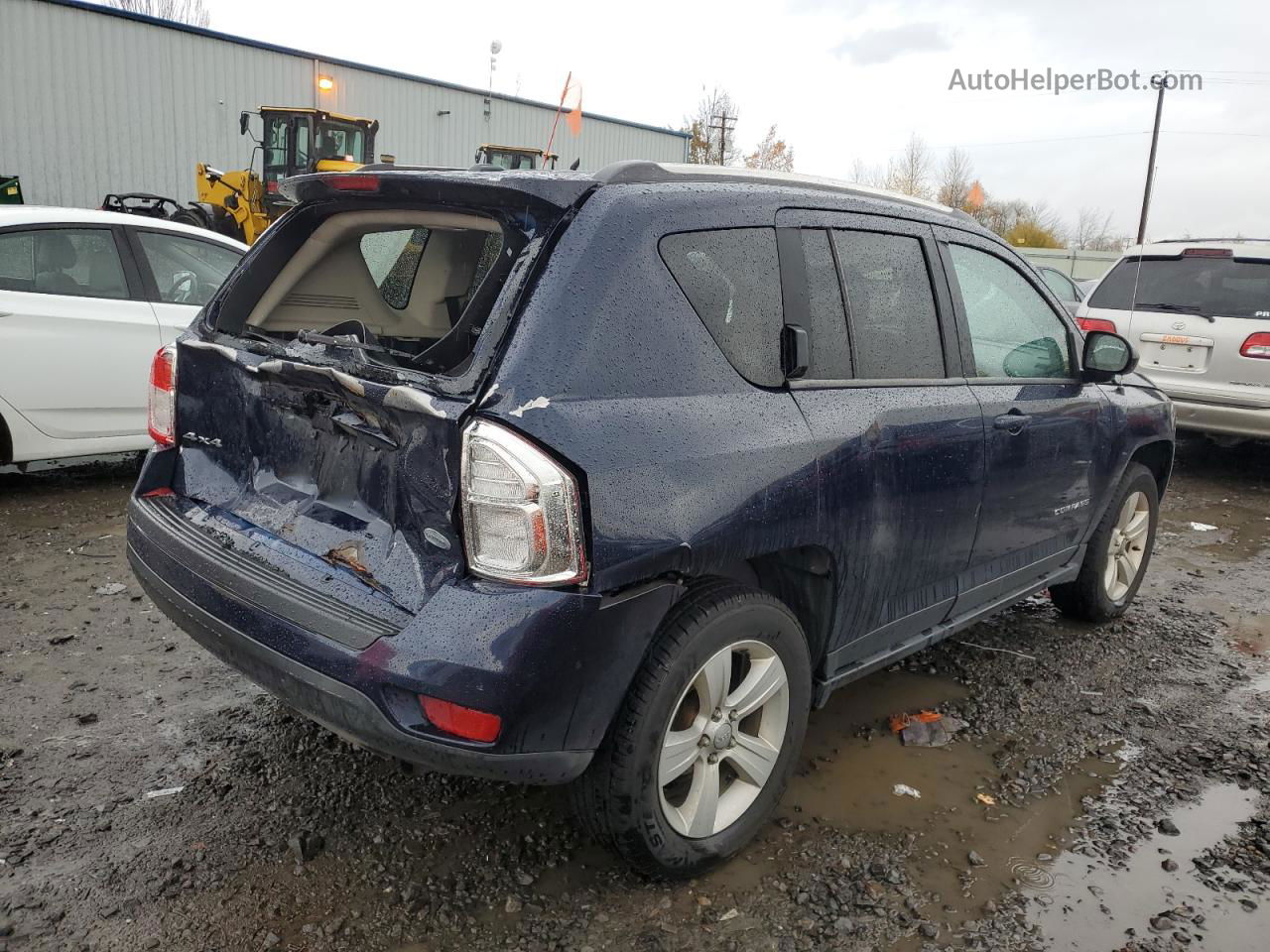 2013 Jeep Compass Latitude Blue vin: 1C4NJDEB2DD249418