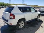 2014 Jeep Compass Latitude White vin: 1C4NJDEB2ED502013