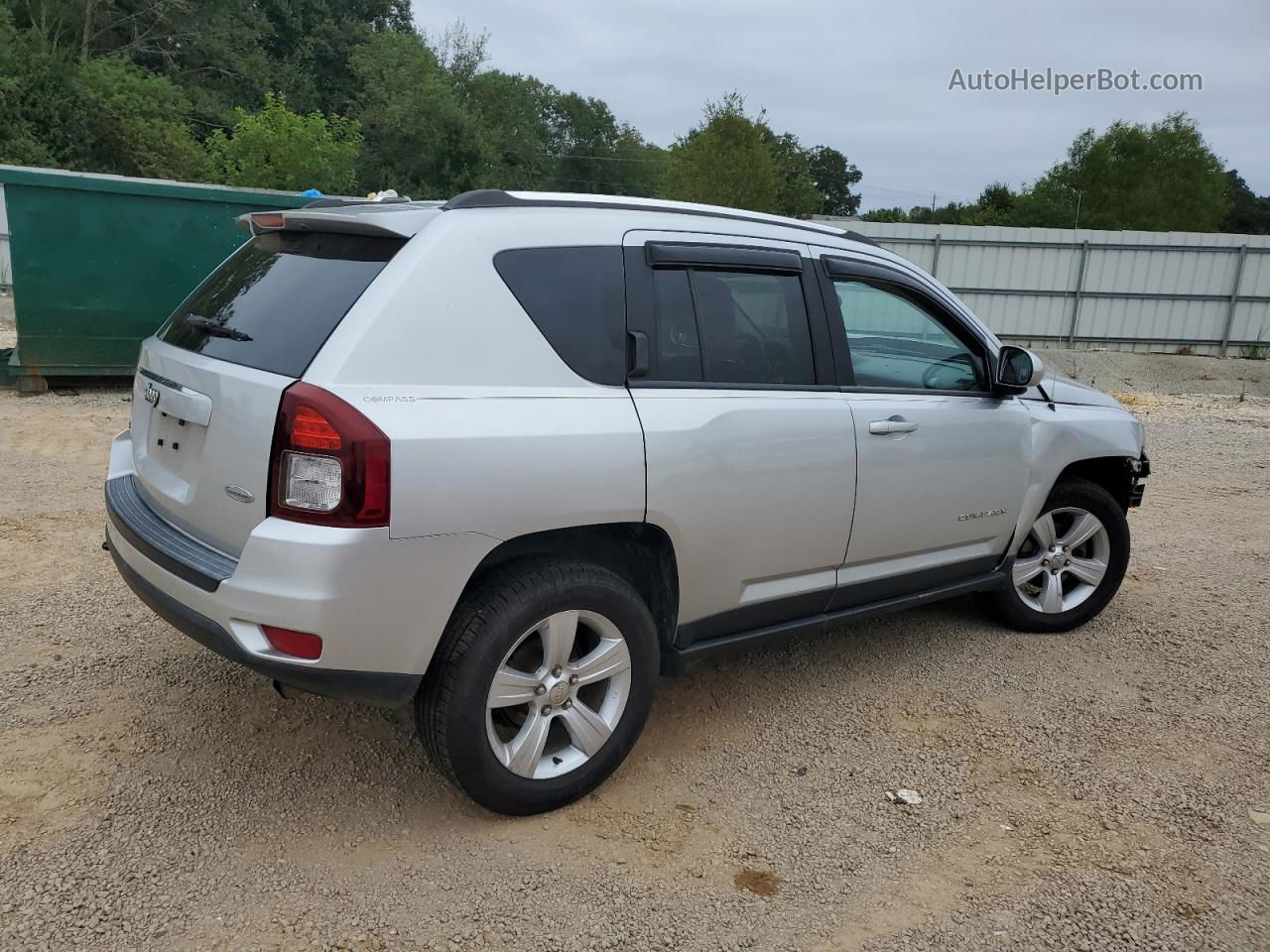 2014 Jeep Compass Latitude Silver vin: 1C4NJDEB2ED623690