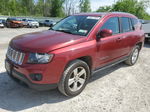 2014 Jeep Compass Latitude Red vin: 1C4NJDEB2ED734577