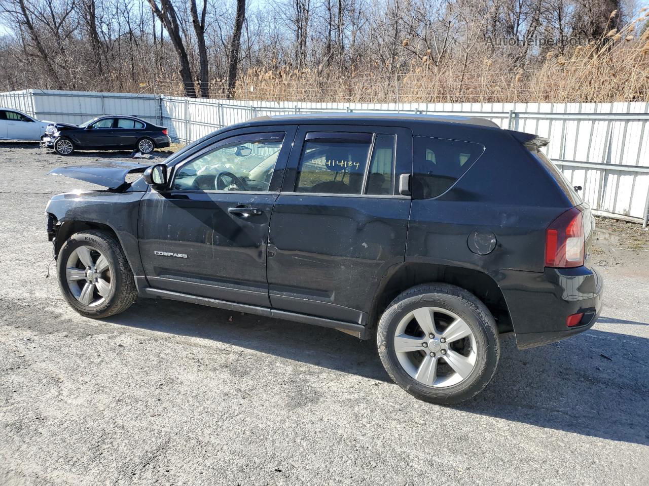 2014 Jeep Compass Latitude Black vin: 1C4NJDEB2ED766249