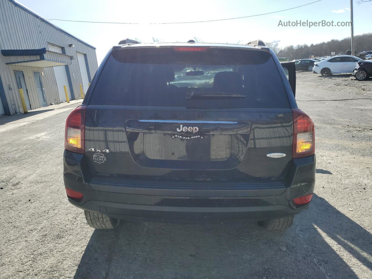 2014 Jeep Compass Latitude Black vin: 1C4NJDEB2ED766249